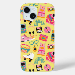 Fun retro 90s nostalgia – Y2K tech and clothing iPhone 15 Case