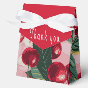 Fun Retro 'Cherry Pop' Pink  Favor Box