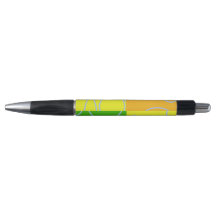 Fun Retro Circles Loops Yellow Green Orange Pen