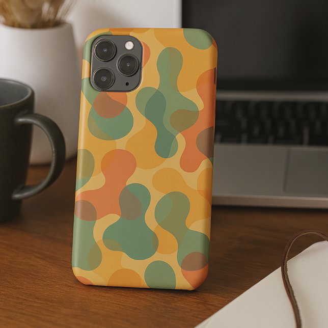 Fun Retro Classic Amorphous Shapes Art Pattern Case-Mate iPhone Case (Creator Uploaded)