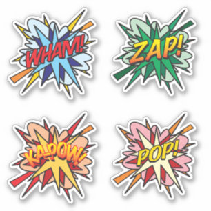 Fun Retro Comic Book Pop Art Flash
