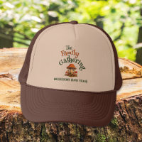 Fun Retro Mushrooms Personalizeable Family Reunion
