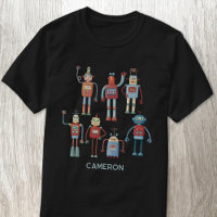 Fun Retro Robot Personalized