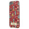 Fun Retro Robots Illustrated Pattern (Red)