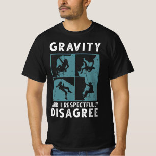 Fun Rock Climbing Art For Men Women Bouldering Cli T-Shirt