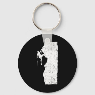 Fun Rock Climbing Mountain Climber Bouldering Moun Keychain
