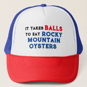 Fun Rocky Mountain Oysters Trucker Hat