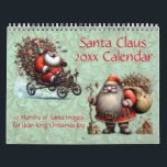 Fun Santa Claus, St Nicholas, Father Christmas Calendar<br><div class="desc">Whether you refer to him as Santa Claus,  St Nicholas,  Father Christmas,  or the jolly old man in the red suit,  these images are sure to bring the Christmas spirit and joy all year long. AI assisted graphics purchased with commercial use.  Artwork:  RedHeronLighthouse</div>