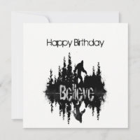 Fun Sasquatch Big Foot Birthday Card