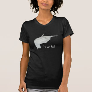 fun scary demonic pointing hand T-Shirt