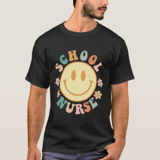 Fun School Nurse Graphic Tees Tops Byck To School