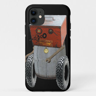 Fun Sci Fi Metal Robot Iphone Case
