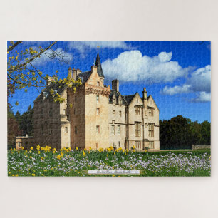 Fun Scottish Brodie Clan's Castle Photo Large Jigsaw Puzzle