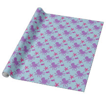 Fun Sea Creatures Wrapping Paper