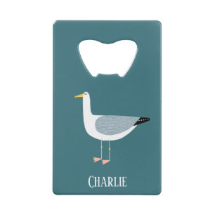 Fun Seagull Credit Card Bottle Opener