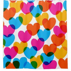 Fun seamless vintage love heart background in pret