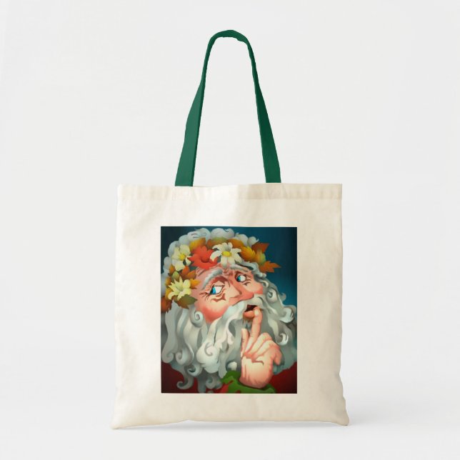 FUN SECRET SANTA GIFT BAG HOLIDAY TOTES BAGS (Front)