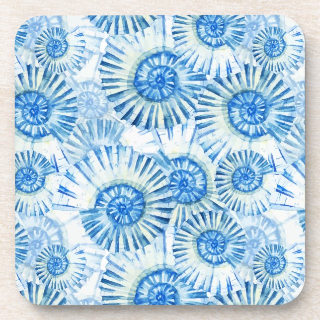 Fun Shell Pattern Coaster (Front)