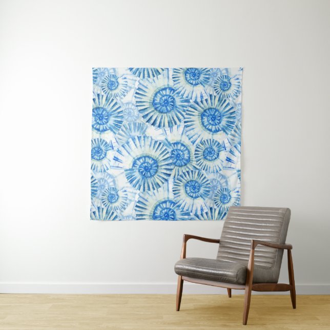 Fun Shell Pattern Tapestry (In Situ (Horizontal))