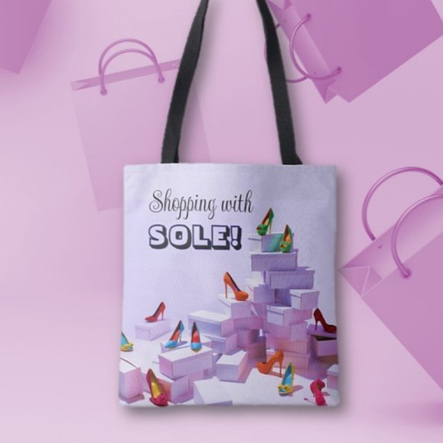 Fun Shopping Tote bag for Shoe lover (Creator Uploaded)