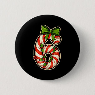 Fun Six Seven 6 7 Meme Design Christmas For Men Wo 2 Inch Round Button