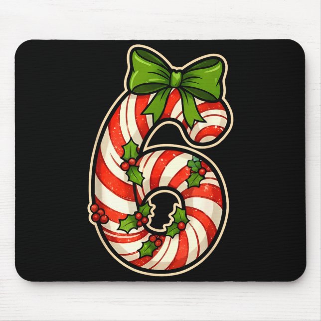 Fun Six Seven 6 7 Meme Design Christmas For Men Wo Mouse Pad (Front)
