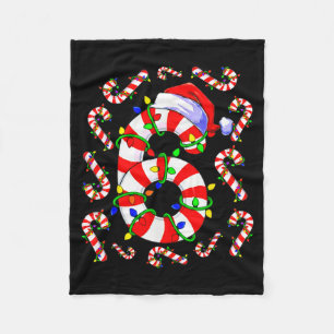Fun Six Seven 6 7 Meme Design Couples Christmas Ca Fleece Blanket