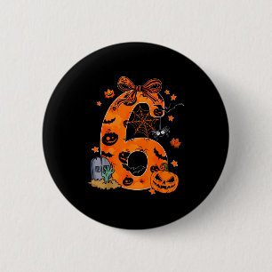 Fun Six Seven 6 7 Meme Design Couples Halloween  2 Inch Round Button