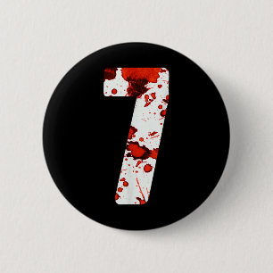 Fun Six Seven 6 7 Meme Design Couples Halloween Ho 2 Inch Round Button