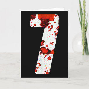 Fun Six Seven 6 7 Meme Design Couples Halloween Ho Card