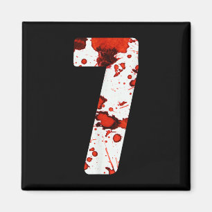 Fun Six Seven 6 7 Meme Design Couples Halloween Ho Magnet