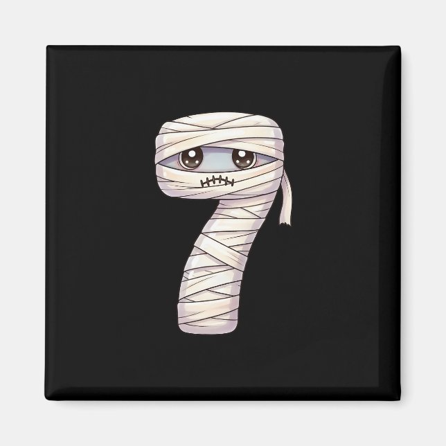Fun Six Seven 6 7 Meme Design Couples Halloween Mu Magnet (Front)
