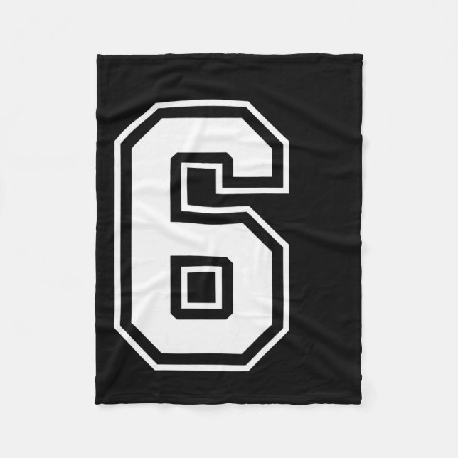 Fun Six Seven 6 7 Meme Design  Fleece Blanket (Front)