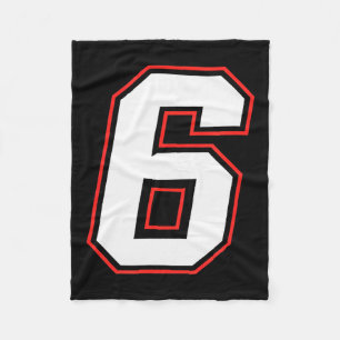 Fun Six Seven 6 7 Meme Design Fleece Blanket