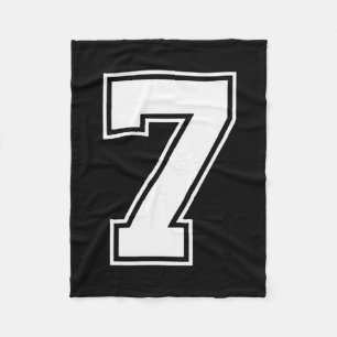 Fun Six Seven 6 7 Meme Design Fleece Blanket
