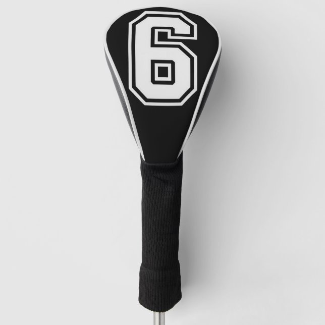 Fun Six Seven 6 7 Meme  Golf Head Cover (Front)