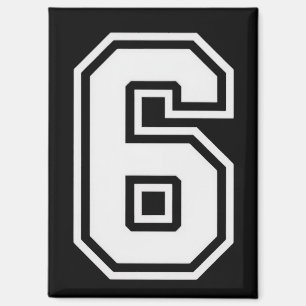 Fun Six Seven 6 7 Meme Magnet