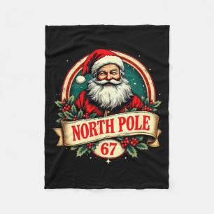 Fun Six Seven Meme Design – Internet Energy - Xmas Fleece Blanket