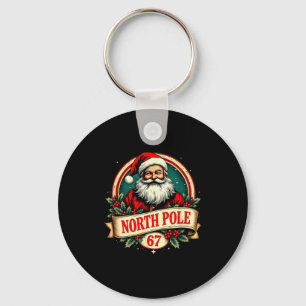 Fun Six Seven Meme Design – Internet Energy - Xmas Keychain