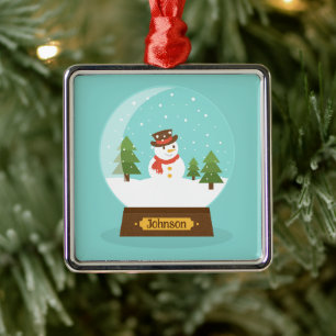 FUN! Snowman Ornament - Personalized -Add Name
