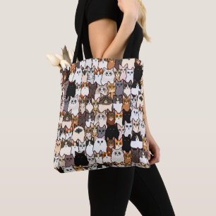 Fun So Many Cats and Kittens Collage  Tote Bag