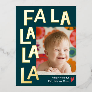 Fun Song Fun Christmas Holiday Photo Carte postale