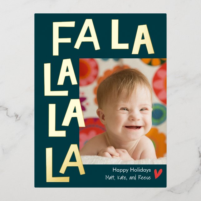 Fun Song Fun Christmas Holiday Photo Carte postale (Recto)