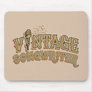 Fun Songwriter Lyricist Novelty Typography Mouse Pad