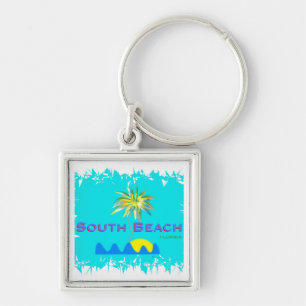 Fun South Beach, Florida, Cool Keychain