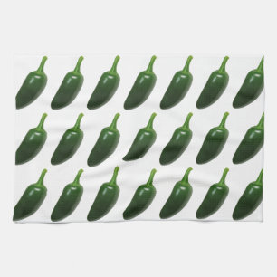 Fun & Spicy Jalapeno Pepper Kitchen Towel