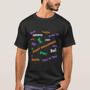Fun, Spooky Customizable Happy Halloween T-Shirt