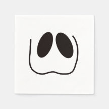 Fun, spooky, ghost face for Halloween