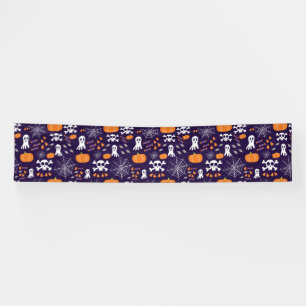 Fun Spooky Halloween Characters Banner