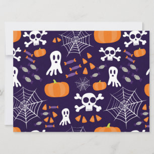 Fun Spooky Halloween Characters Card